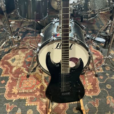 ESP LTD M-200FM Electric Guitar - See Thru Black image 2