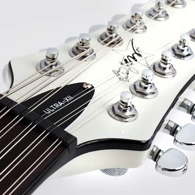 Schecter Robert Smith UltraCure-XII Vintage White image 7