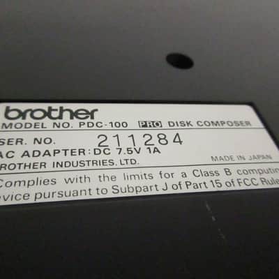 Brother PDC-100 Pro Disk Composer MIDI Sequencer image 8