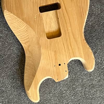 Fender American Professional II Stratocaster guitar body unfinished pine image 5