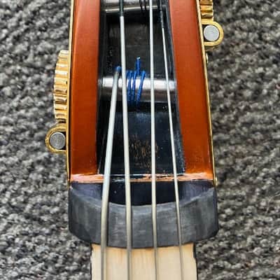 Palatino VB-004 Crack-Resistant Upright Bass with Padded Bag, 3/4 Size image 8