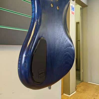 Warwick Streamer LX Jazzman Ocean Blue Oil 2006 Active Electric Bass image 15