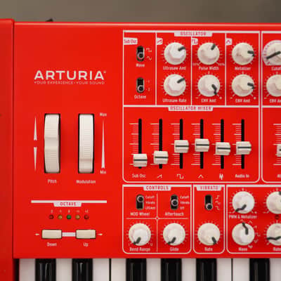 Arturia Minibrute RED Special Edition 25-Key Analog Synthesizer Keyboard #56859 image 3