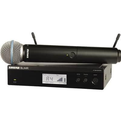 Shure BLX24R/B58 Rackmount Wireless Handheld Microphone System with Beta 58A Capsule (J11: 596 to 616 MHz) image 5