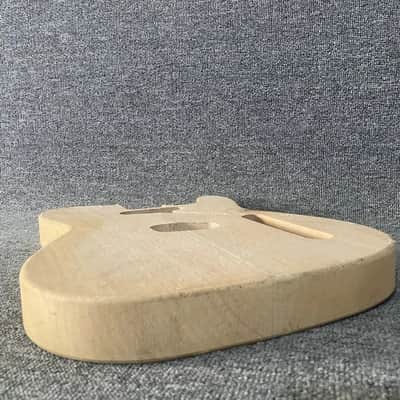 Mahogany Wood Solid Guitar Telecaster Tele Style Body image 5