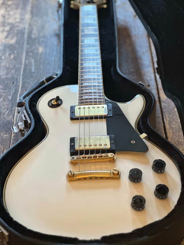 Greco Japanese EG-600 Alpine White Single Cut 1989 Custom MIJ w