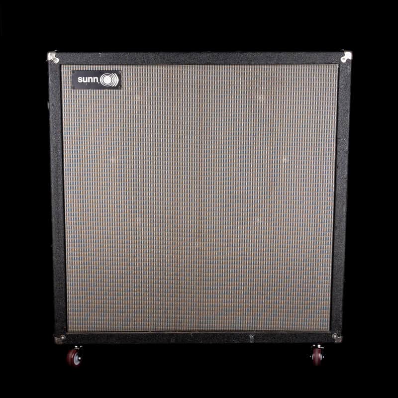 Pre-Owned 1970's Sunn Coliseum Bass Amp Cabinet With 18" Speaker Black Tolex image 1