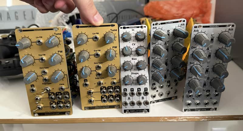 David Dixon DIY Eurorack Modules (2 VCOs, Two Dual Envelopes, VCA) image 1