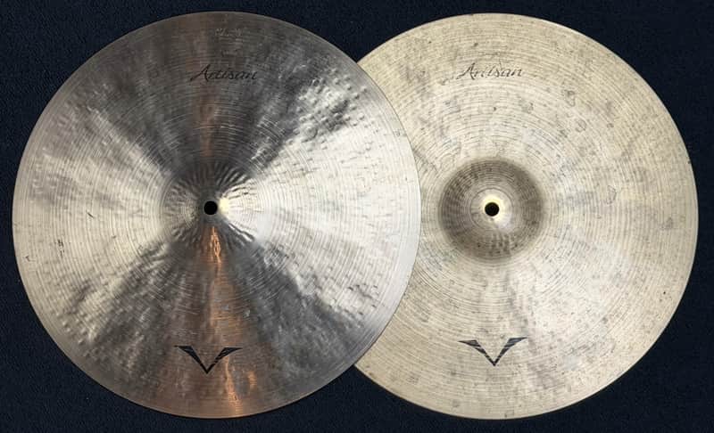 Sabian 15" V Artisan Hihat Cymbal Pair - 1173/1552g image 1
