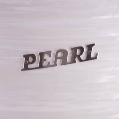 Pearl President Series Phenolic PSP924XP75/C 16" x 16" Floor Tom – Pearl White Oyster – Excellent image 3