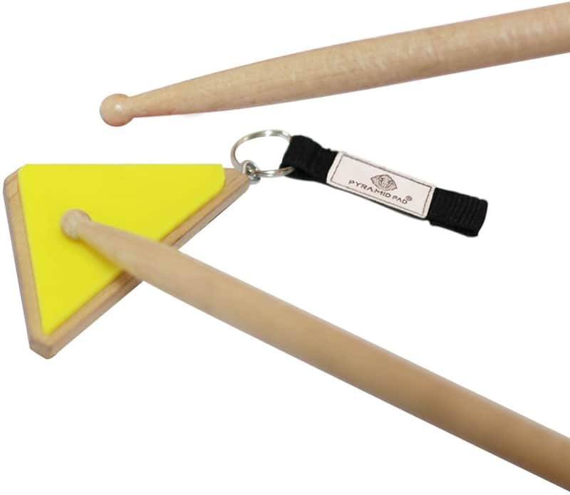 Pyramid Pad by RimRiser USA Pocket Practice Pad Yellow image 1