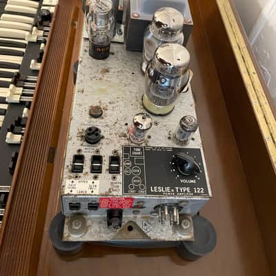 Leslie 122 Amp Amplifier with tubes Hammond b3 147 145 image 1