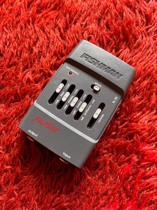 Fishman Pro EQ II 4-Band EQ 2000s - Gray/Red image 1