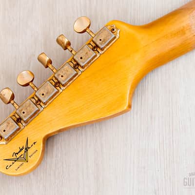 2024 Fender Custom Shop Limited Edition 70th Anniversary ‘54 Stratocaster Journeyman Relic Violin Burst, Lightweight image 5