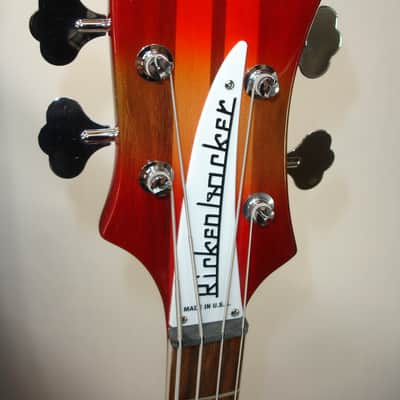 2025 Rickenbacker 4003 Electric Bass Guitar, FireGlo w/ Case image 13