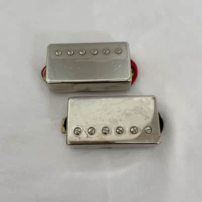 Epiphone Nickel Guitar Humbucker Pickups Neck and Bridge Set image 1