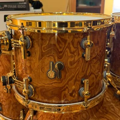 SONOR SQ2 Walnut Roots 24k GOLD PLATED hardware =22,8,10,12,14,16”= <<LIKE NEW 100%>> Bild 7
