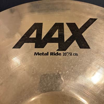 Sabian 20” AAX Metal Ride Cymbal 3100g (RARE!) image 2