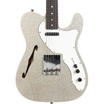 Fender Custom Shop ‘60 Telecaster Custom Thinline - Aged Silver Sparkle image 1