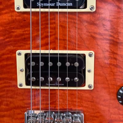 Magic City Guitars Zebra Flame 2024 - Orange image 6