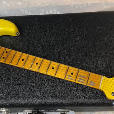 NEW! Fender Custom Shop Special Run '69 Stratocaster Journeyman Relic - Handwound P/U's - Aged Graffiti Yellow - Reverse Headstock - 7.7lbs - Authorized Dealer - One OFF! SUPRE RARE! G06783 image 5