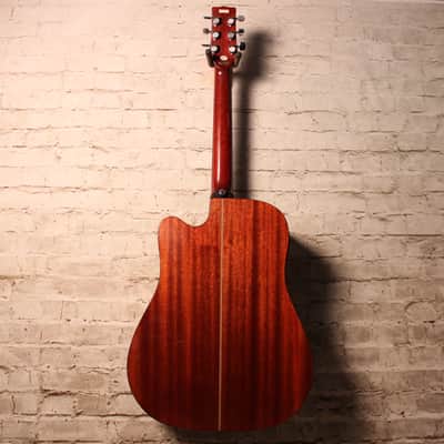 Samick Artist Series SW-218CE-FT Dreadnought Acoustic Electric Natural image 3