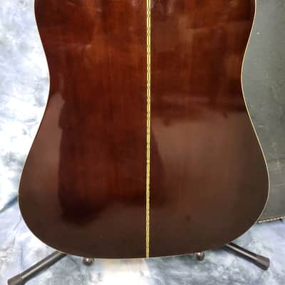 Used 1990's Harmony Korea Dreadnought Pro SEtup New Strings Original Deluxe Soft Shell Case image 10