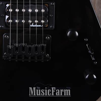Jackson JS Series JS 1X Dinky Minion 24 Fret Electric Guitar Gloss Black Finish image 5