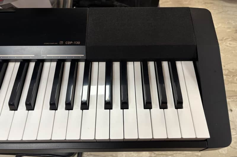 Casio CDP-130 BK Digital piano with 88 weighted keys black image 1