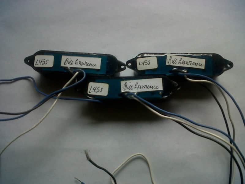 Wilde by Bill Lawrence L-45S Stratocaster Pickup Set Black | Reverb