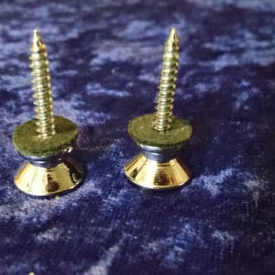 1984 Kramer Strap Buttons Chrome image 2
