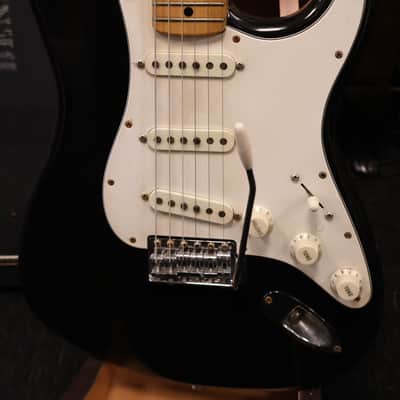 Fender 1973 Stratocaster Black Refin OHSC image 2