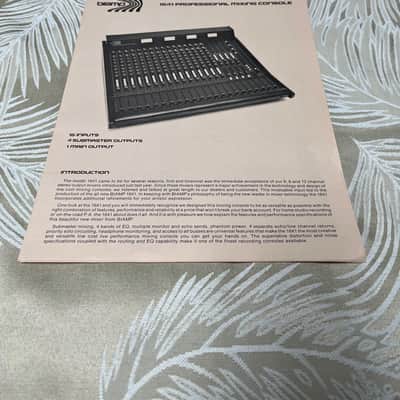 RARE! Vintage 1970's Biamp Original Sound Equipment Product Sheets & Price List image 2