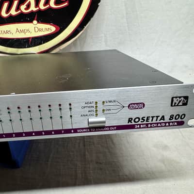 Apogee Rosetta 800 192kHz 24 Bit 8-Channel PCM AD/DA Converter Rack image 4
