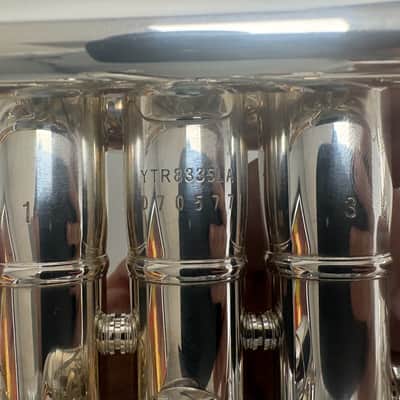 Yamaha YTR-8335LAIIS Custom Bb Trumpet 2021 - Present - Silver-Plated image 6