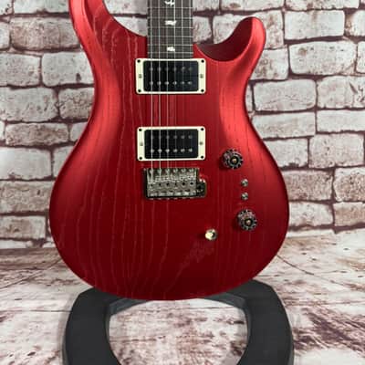 PRS CE 24-08 Swamp Ash 2024 - Satin Red Apple Metallic image 2