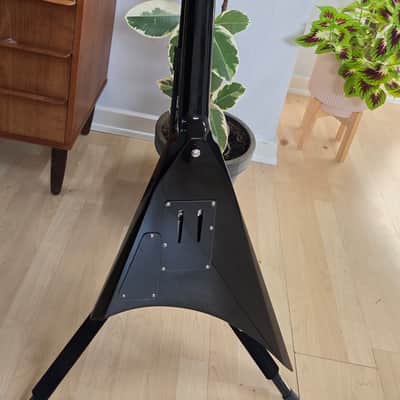Grover Jackson Concorde Randy Rhoads Flying V BRAND NEW 2015 GJ2 NOS Limited Edition Discontinued Black Pinstripe Alexi Laiho FR Floyd Rose HH Hipshot Tuners TIME CAPSULE CASE QUEEN RARE Neck-Thru Collector Guitar image 6