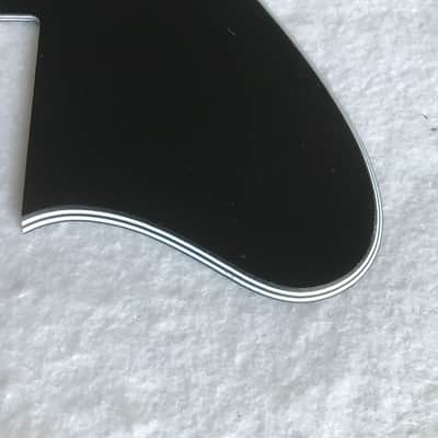 Fits Gibson ES-335 Guitar pickguard Scratch Plate Long , 5 Ply Black image 2