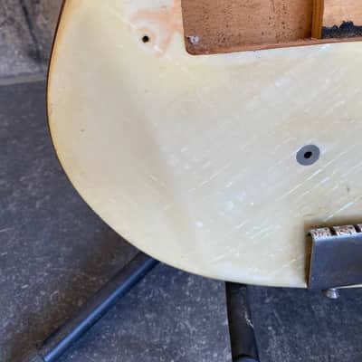 Immagine Vintage Layolo Bass (Made in Italy) - Pearloid Body - Restoration Project - 8