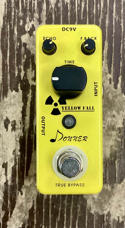 Donner Yellow Fall Analog Delay 2010s - Yellow image 1