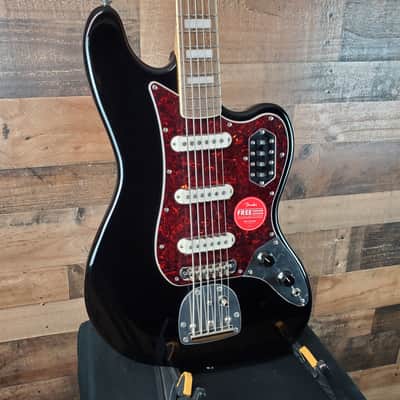 Squier Classic Vibe Bass VI Guitar Black #376 image 2