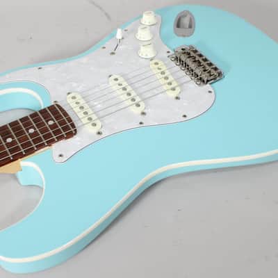 2018 Fender Made In Japan Limited Edition FSR Hybrid II Aerodyne Stratocaster Daphne Blue w/HSC image 8