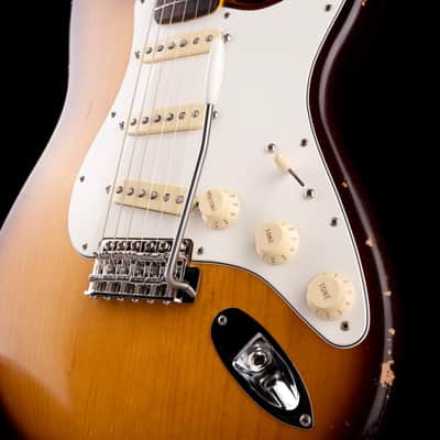 Used Partscaster S-Style Whiskey Sunburst Electric Guitar image 5