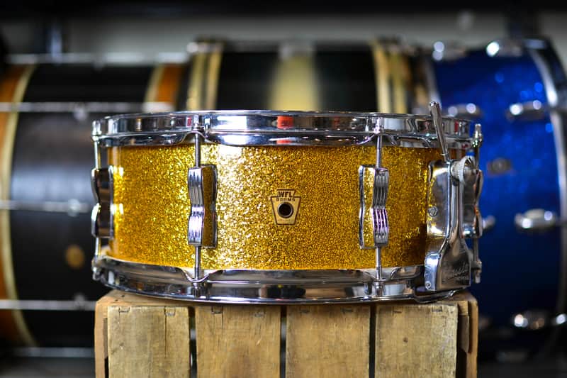 WFL No. 900 Buddy Rich Super Classic 5.5x14" 8-Lug Snare Drum with P-87 Strainer 1948 - 1959 image 6