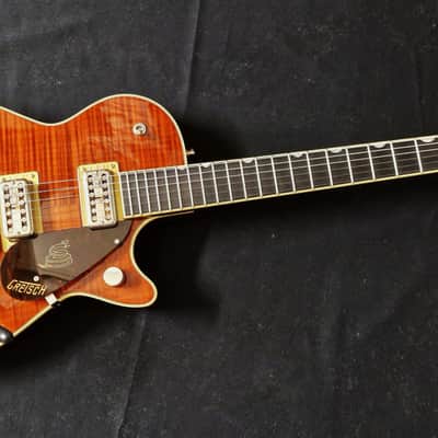 Gretsch G6130T Limited Edition Sidewinder with String-Thru Bigsby, Ebony Fingerboard, Bourbon Stain image 11