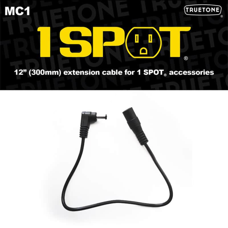Truetone MC1 12" Extension Pedal Power Cable F-M 5.5 x 2.1mm image 1