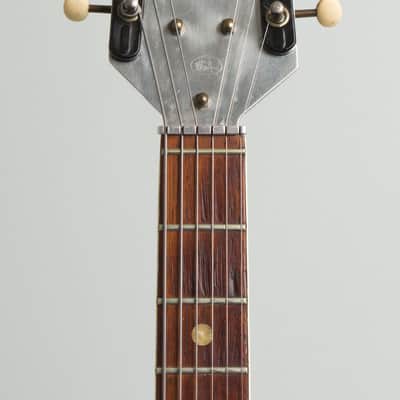 Wandre Blue Jeans/Teen Ager Model 900 Semi-Hollow Body Electric Guitar (1960), black hard shell case. image 5