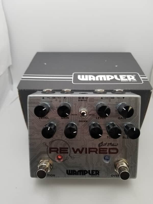 Wampler ReWired Brent Mason Signature Overdrive / Distortion 2024 - Present - Silver X3574 image 1