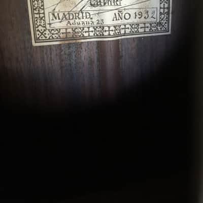 Santos Hernandez Flamenco Guitar 1932 Rosewood image 6