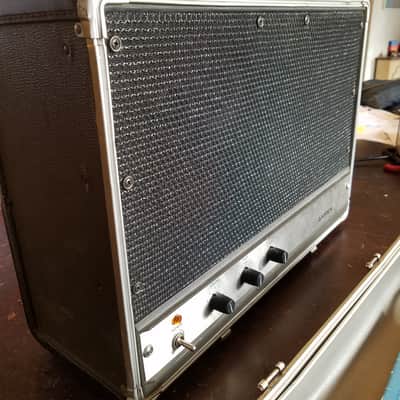 Ampex Hi-Z AA620 NEEDS CORD Suitcase Amp rugged USA made solid state 1960s - Grey image 14